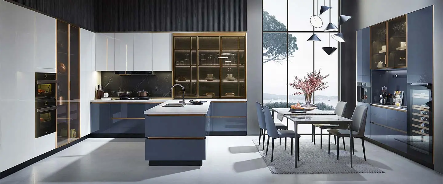 Tủ bếp mở cao cấp hiện đại sang trọng – STARRY