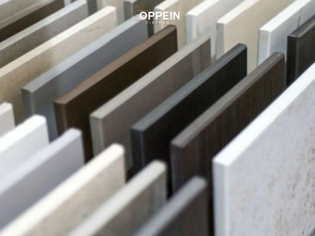 Những chất liệu làm tủ bếp phổ biến