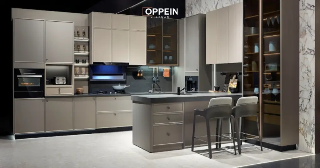 12 cách bố trí công năng tủ bếp giúp tối ưu diện tích và tăng thẩm mỹ