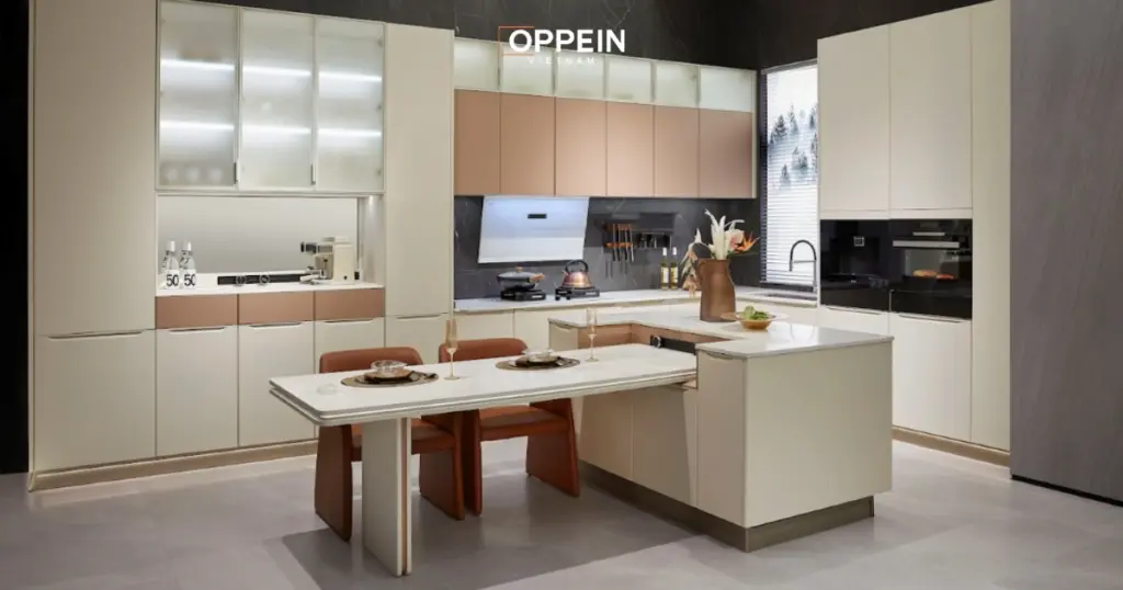 Ưu tiên vật liệu đạt chuẩn an toàn khi chọn tủ bếp