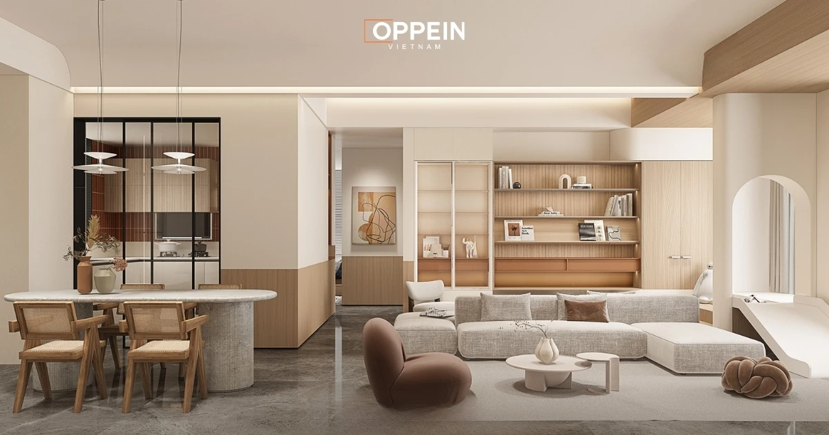 Dịch vụ thi công nội thất Oppein