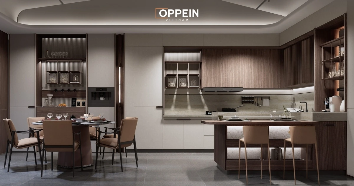 Dụ án thi công nội thất phòng bếp