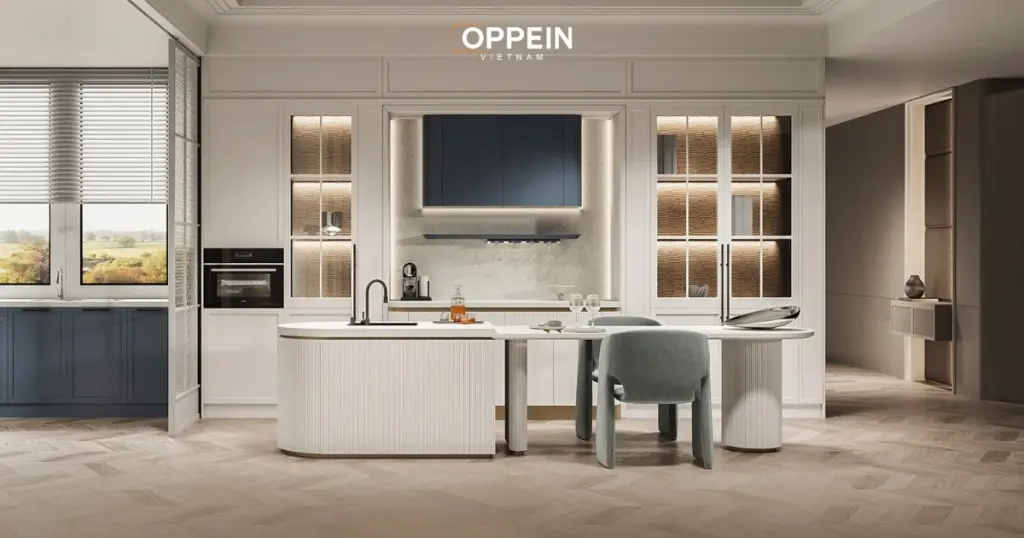 Top 99+ Mẫu tủ bếp gỗ đẹp, tiện nghi cho không gian bếp hiện đại