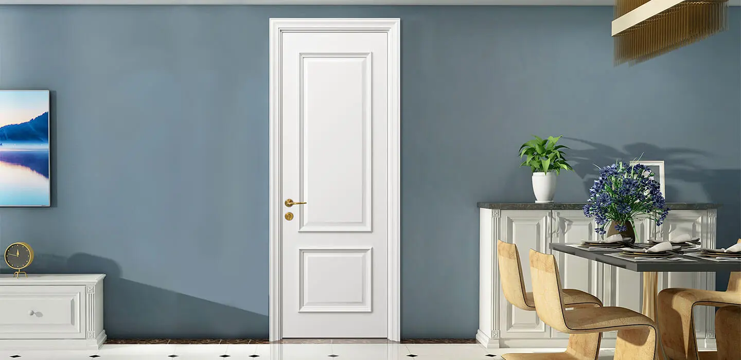 Cửa nội thất hiện đại màu trắng – YDX003D