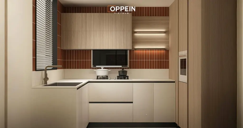 Cách phối màu tủ bếp đẹp, tinh tế và không lỗi thời
