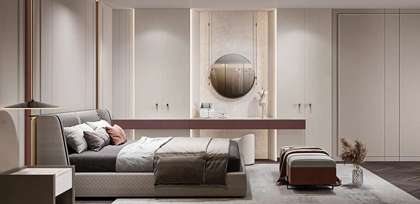 Tủ quần áo màu trắng phủ sơn UV cao cấp – Song For You