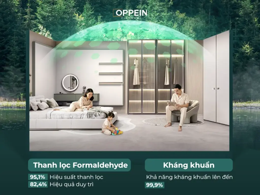 Chọn mua nội thất tại Oppein đảm bảo an toàn cho sức khỏe
