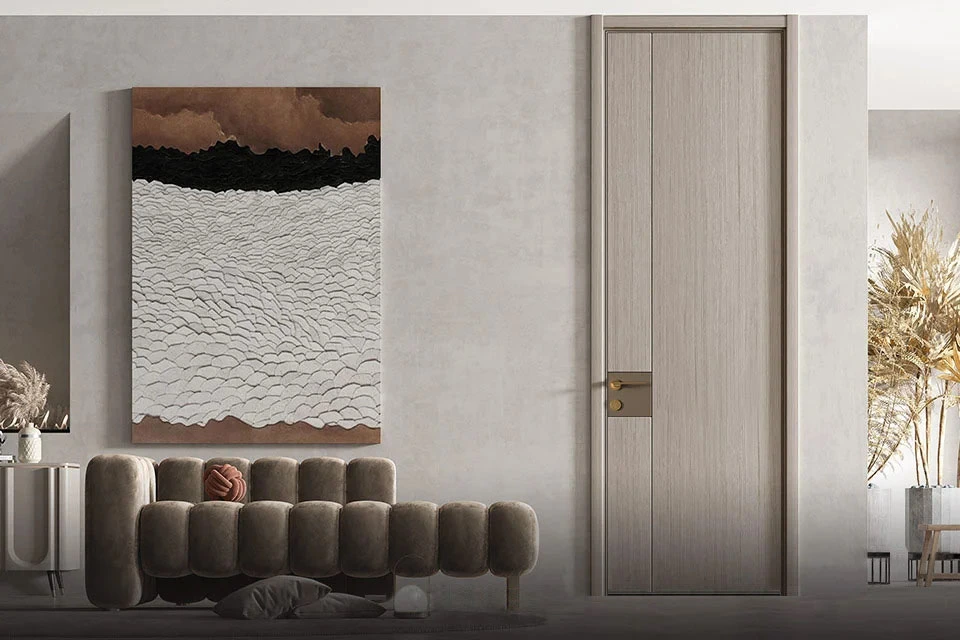 Cửa nội thất gỗ chống cháy – YDY047D