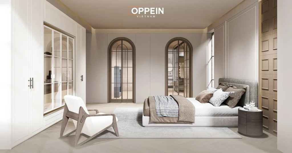 Oppein - Đơn vị chuyên thiết kế và thi công phòng ngủ khoa học, chuẩn phong thuỷ