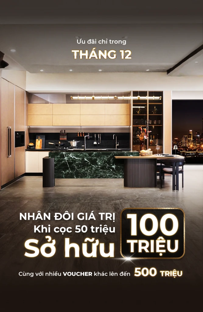 Nhân đôi giá trị cọc 50 triệu sở hữu 100 triệu