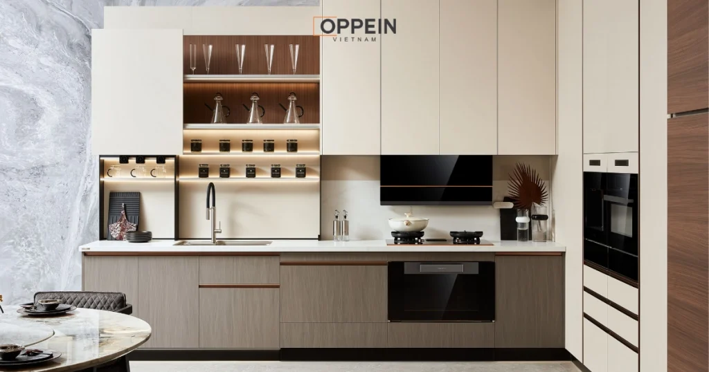 Lưu ý khi bố trí không gian bếp khoa học và đúng phong thủy