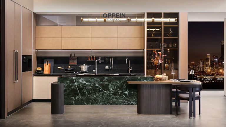 Kích thước tủ bếp tiêu chuẩn phù hợp với chiều cao người Việt Nam