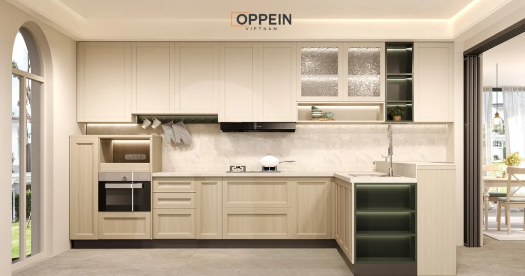 Kinh nghiệm làm tủ bếp đẹp, tối ưu công năng sử dụng