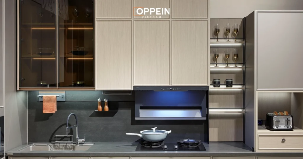 Sắp xếp bếp nấu khoa học và hợp lý