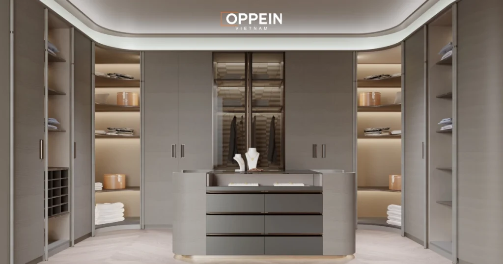 Mẫu thiết kế phòng có ngủ phòng thay đồ Farstream 2