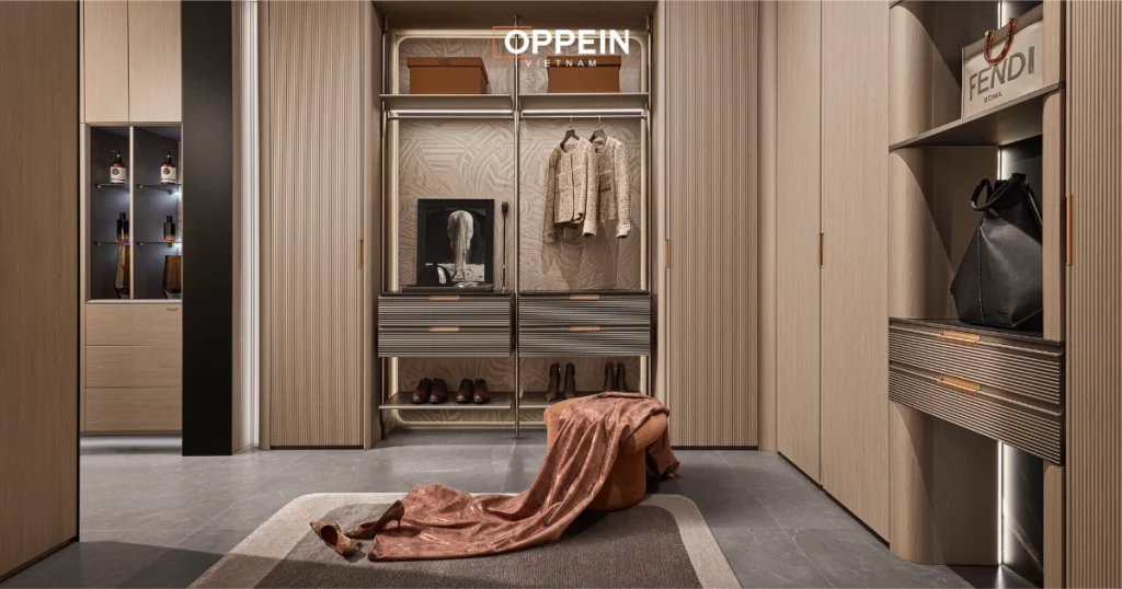 Mẫu thiết kế phòng có ngủ phòng thay đồ Stephen