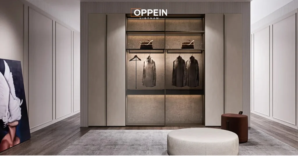 Tận dụng ánh sáng tự nhiên cho phòng thay đồ