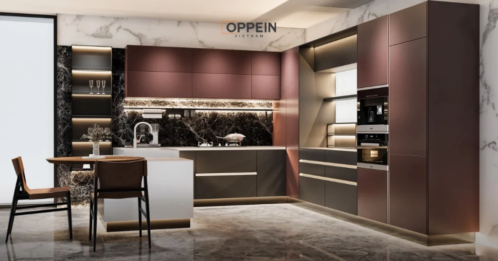 Vật liệu làm tủ bếp inox 304