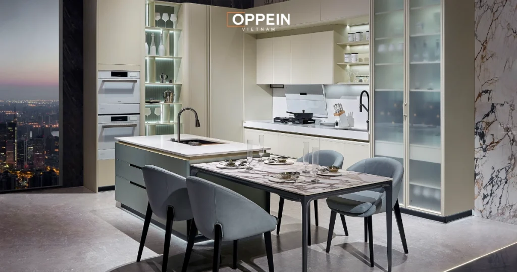 Nguyên tắc bố trí phòng bếp theo kiểu chữ L