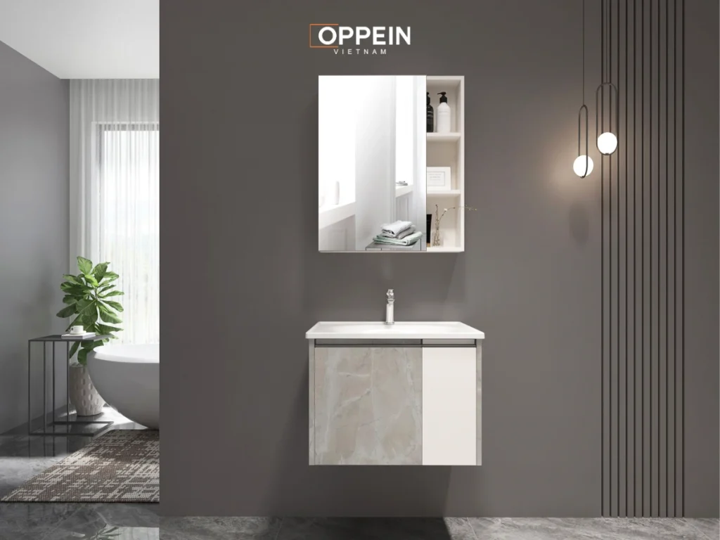 Kích thước tủ lavabo treo tường