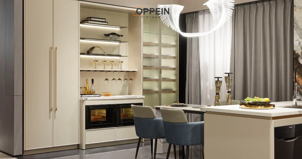 Oppein – Đơn vị thiết kế, thi công tủ bếp âm tường uy tín, chất lượng hàng đầu