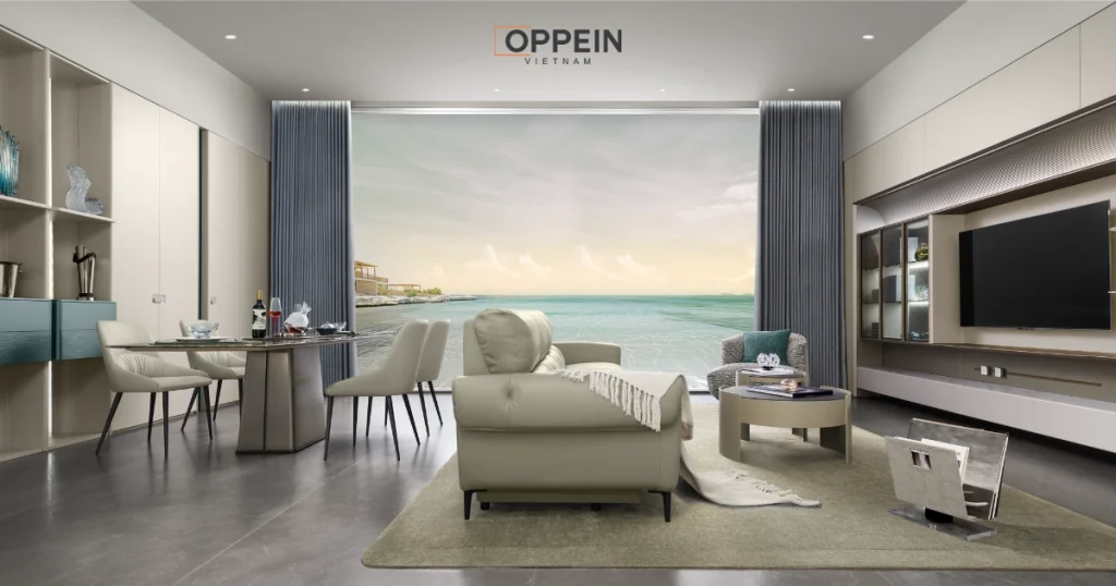 Nên giảm thiểu số lượng nội thất khi thiết kế chung cư phong cách tối giản