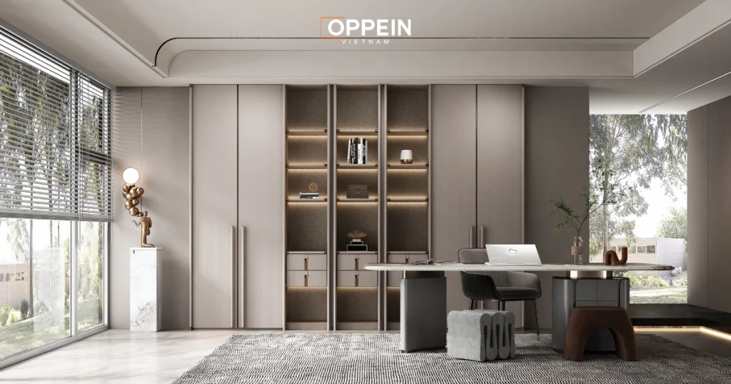 Oppein – Đơn vị thiết kế và thi công nội thất phong cách tối giản tuỳ chỉnh cao cấp