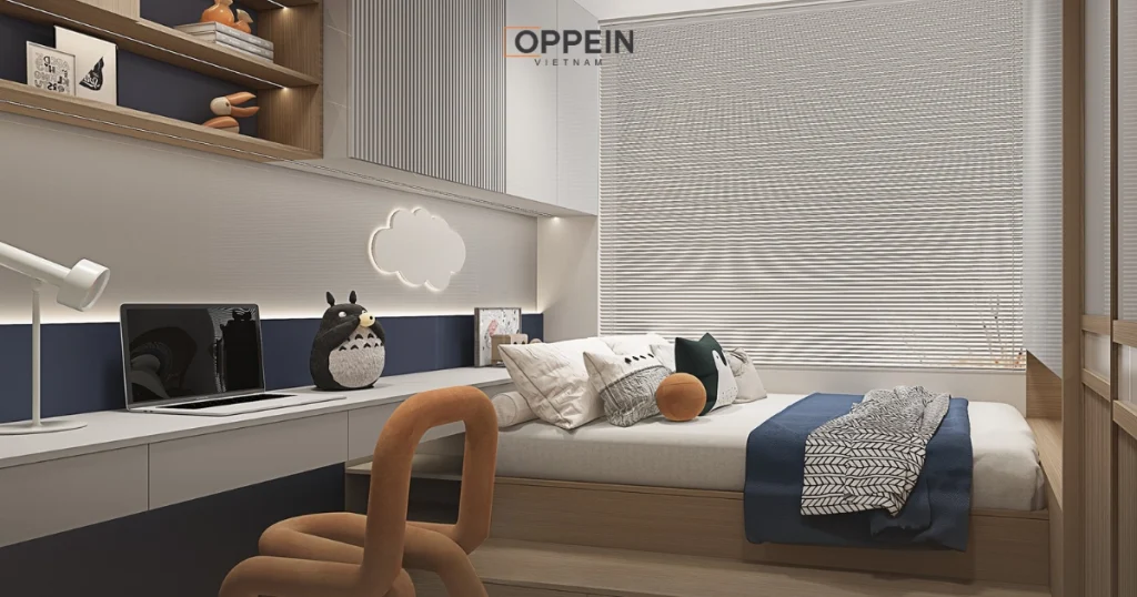 Thiết kế phòng ngủ cho vợ chồng 12m²