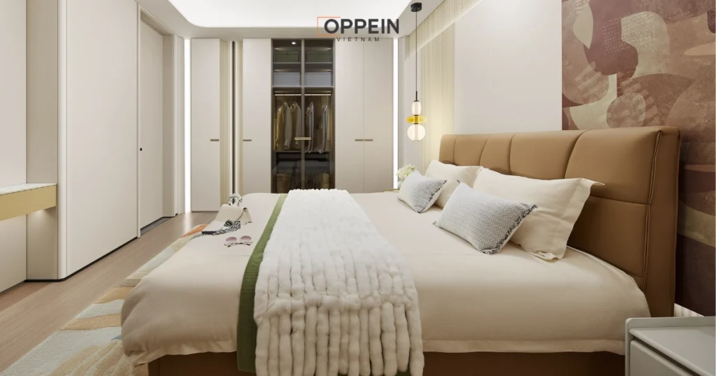 Thiết kế phòng ngủ cho vợ chồng 15m²