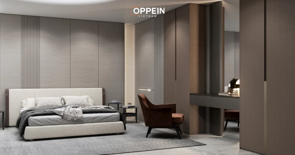 Thiết kế phòng ngủ cho vợ chồng 25m²