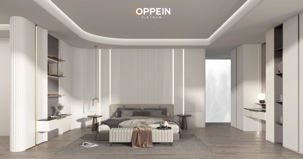 Thiết kế phòng ngủ master dành cho vợ chồng mới cưới