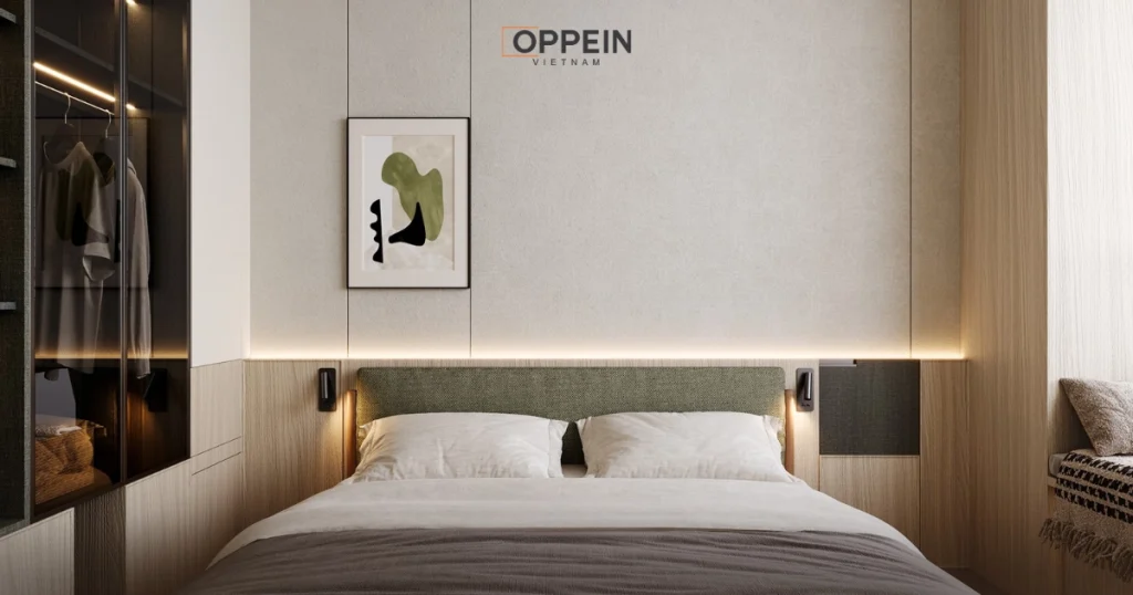 Thiết kế nội thất phòng ngủ chung cư phong cách Maximalism