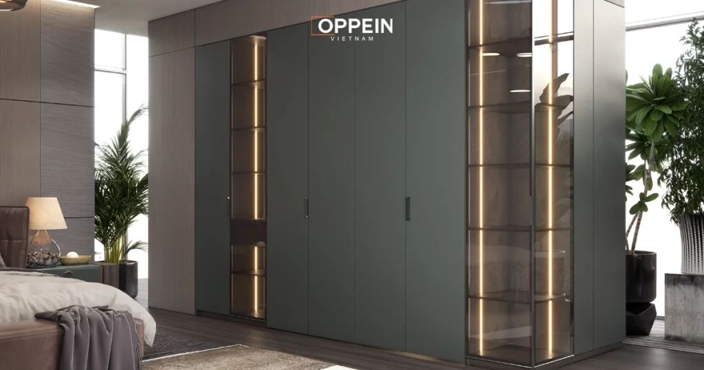 Mẫu thiết kế nội thất phòng ngủ tối giản gần gũi với thiên nhiên