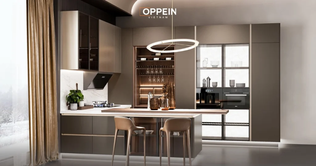 Mẫu thiết kế phong cách nội thất hiện đại Oppein 4