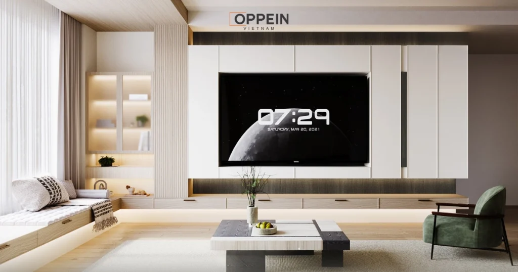 Oppein – Đơn vị thiết kế nội thất phong cách hiện đại uy tín, giá thành hợp lý