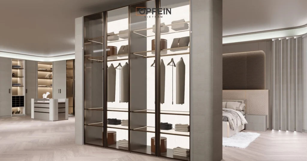 Thiết kế phòng ngủ master có phòng thay đồ