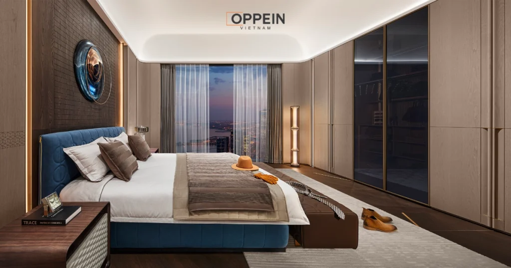 Thiết kế phòng ngủ master phong cách Luxury