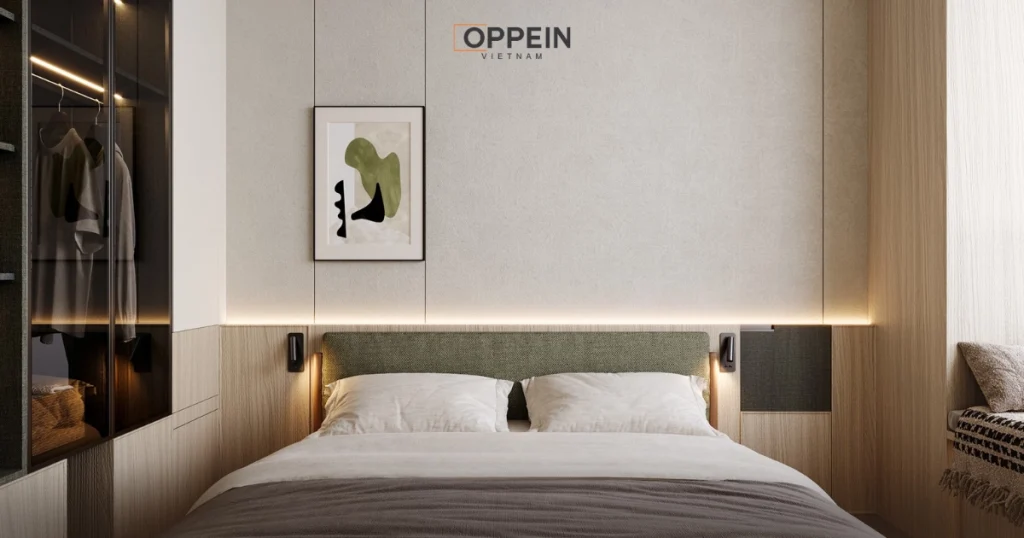 Thiết kế phòng ngủ master phong cách Wabi Sabi