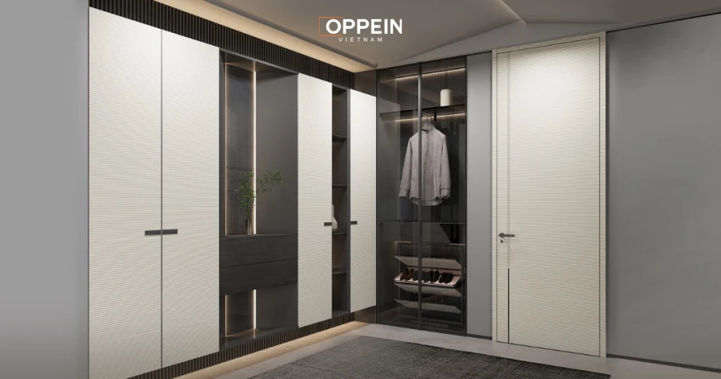 TOP 10 mẫu tủ quần áo góc tường đẹp hiện đại, đón đầu xu hướng