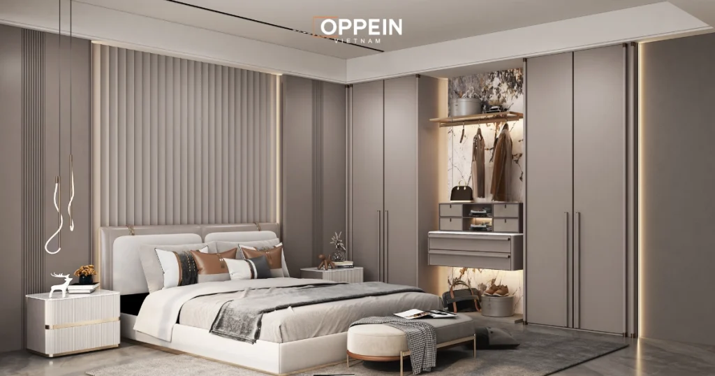 Những điểm quan trọng khi thiết kế tủ quần áo kịch trần