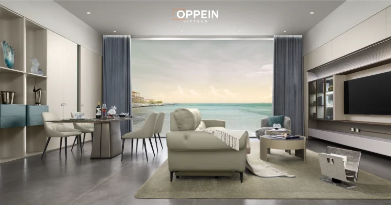 Cải tạo chung cư 80m2 tùy chỉnh cao cấp tại Oppein