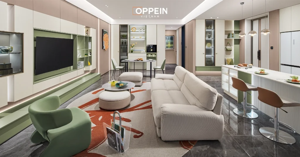 Thiết kế không gian mở nhằm tăng độ thông thoáng