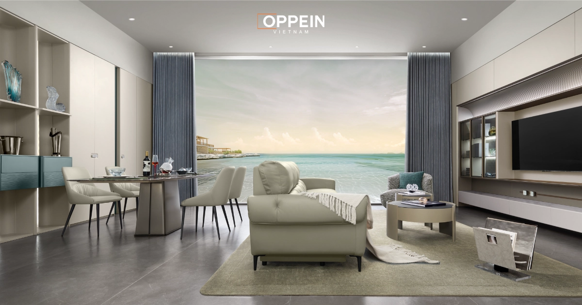 Cải tạo chung cư 80m2 tùy chỉnh cao cấp tại Oppein