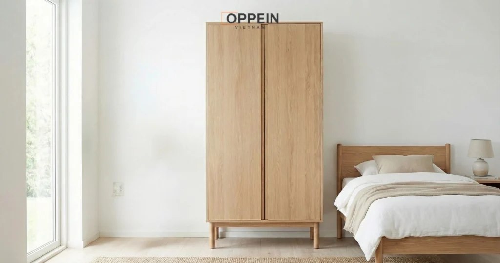 Kích thước tủ quần áo 2 cánh