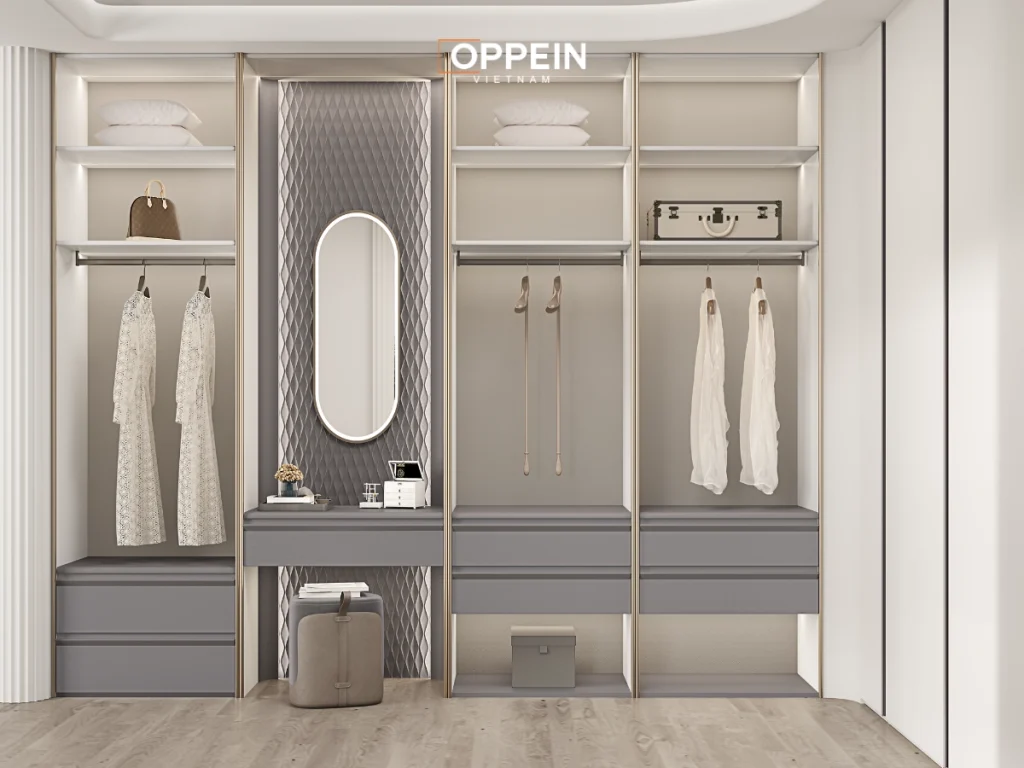 Kích thước tủ quần áo 3 cánh