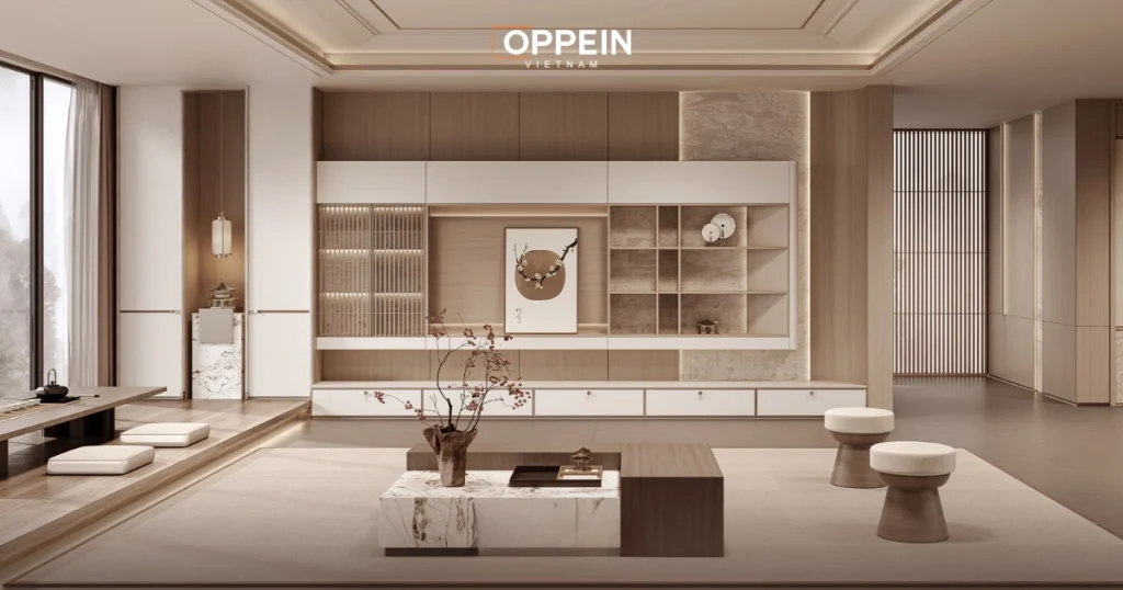 Mang đến cảm giác ấm áp, thân thiện cho phòng khách