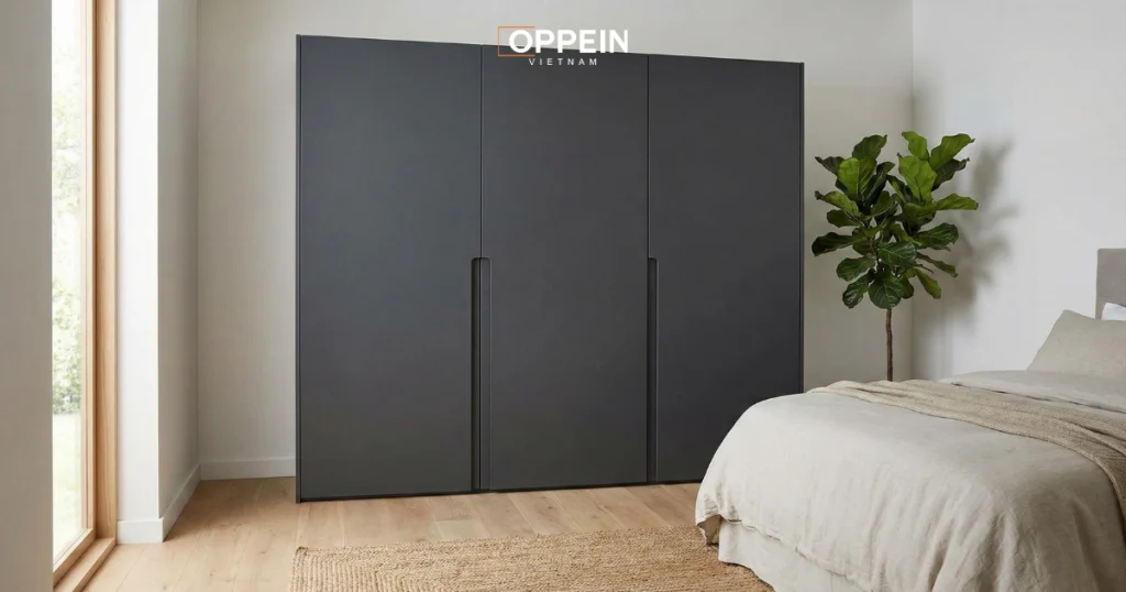 Tủ quần áo 3 cánh giúp phòng luôn ngăn nắp, sạch sẽ