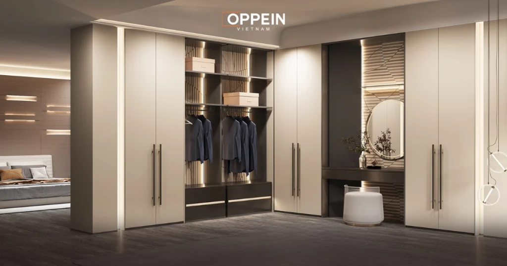 Tủ quần áo 6 cánh - 6 ngăn