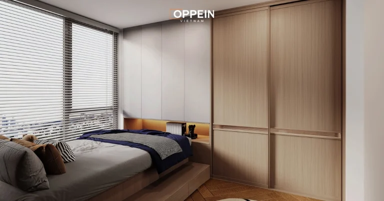 20+ Mẫu tủ quần áo cửa lùa đẹp, hiện đại và tối ưu không gian
