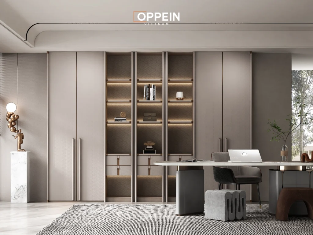 Oppein - Đơn vị thiết kế và thi công tủ quần áo tự nhiên cao cấp cho không gian sống